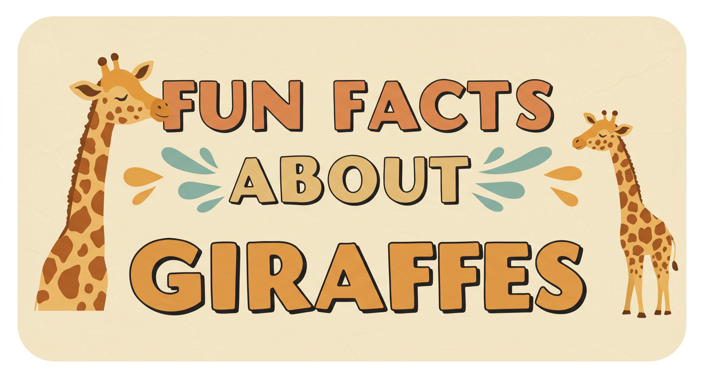 fun facts about giraffes